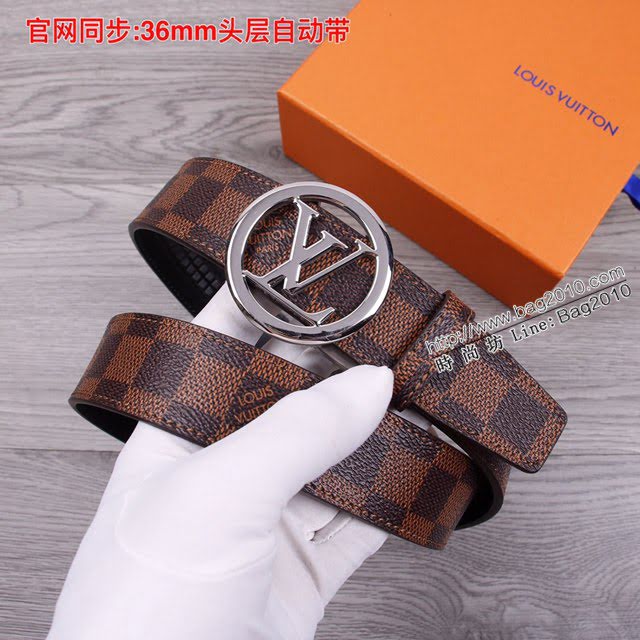 LV爆款男士皮帶 路易威登經典自動平滑款腰帶  jjp2206
